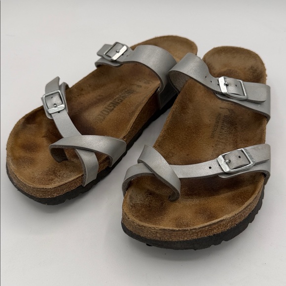 Birkenstock Shoes - Birkenstock Mayari Sandals, silver
